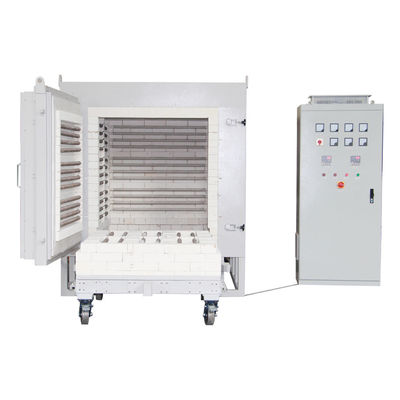 Manual Sliding Bottom Bogie Hearth Furnace With PID Temp Control