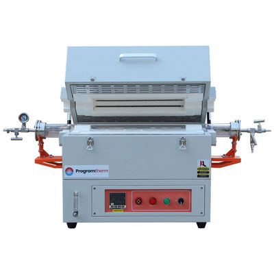 1200C Atmosphere Controlled Single Zone Tubular Furnace With Quartz Tube OD80mm