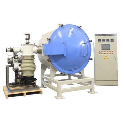 CE Industrial Vacuum Muffle Furnace Up To 1600C With Diffusion Vacuum Pump Unit