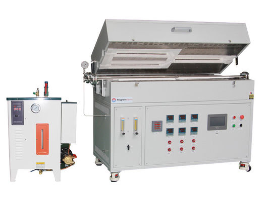Multi-zone tube furnace for pyrolysis experiments